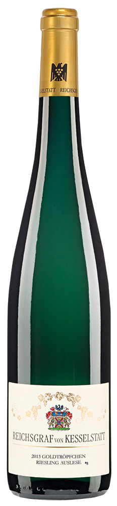 Bild: Abbildung zeigt das Produkt 2013 Piesport GOLDTRÖPFCHEN Riesling Auslese Goldkapsel #5, Mosel