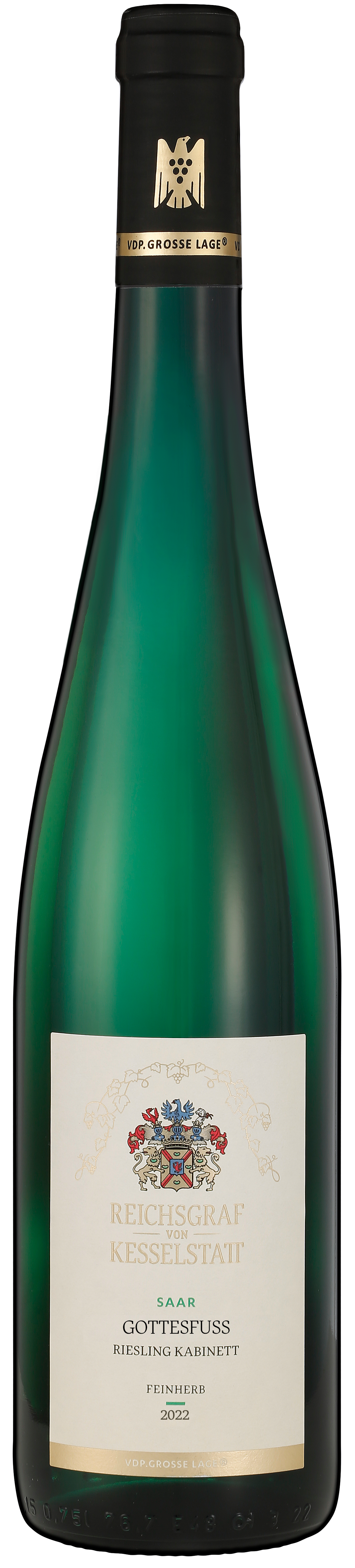 Bild: Abbildung zeigt das Produkt 2022 Wiltingen GOTTESFUSS Riesling Kabinett feinherb, Saar