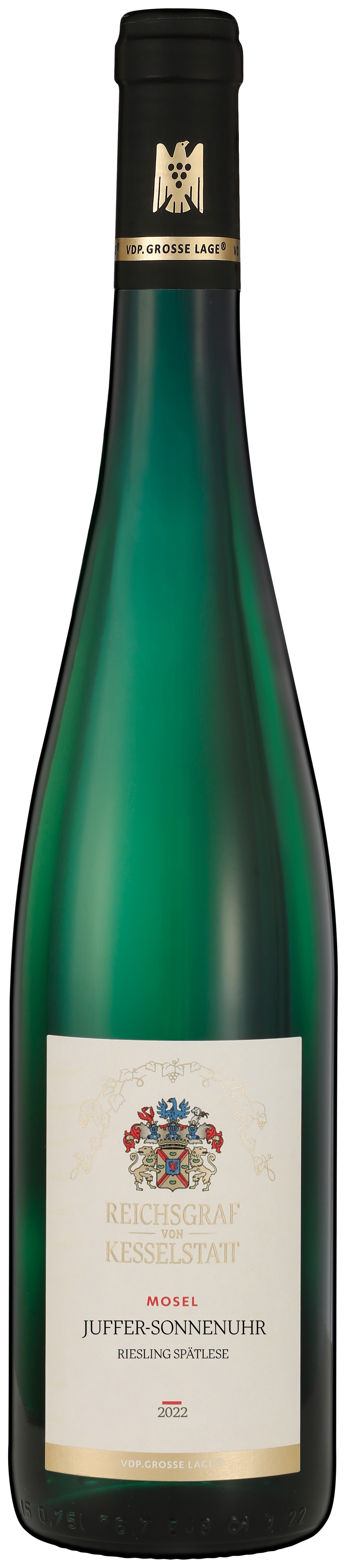 Bild: Abbildung zeigt das Produkt 2022 Brauneberg JUFFER-SONNENUHR Riesling Spätlese, Mosel