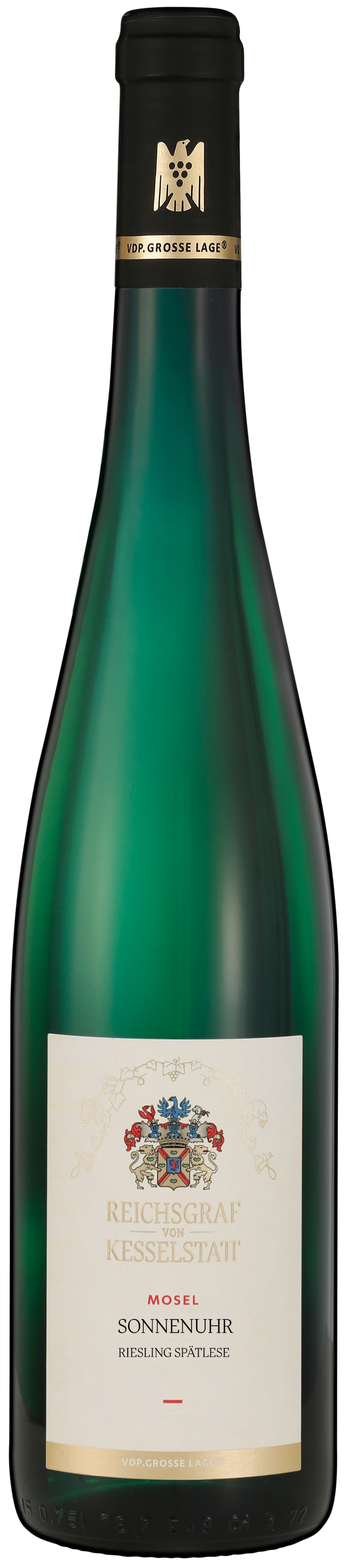 Bild: Abbildung zeigt das Produkt 2019 Wehlen SONNENUHR Riesling Spätlese, Mosel
